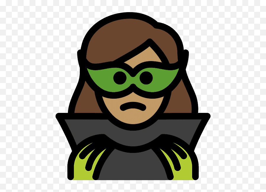 Woman Supervillain Emoji Clipart Free Download Transparent - Supervillain,Super Emoji