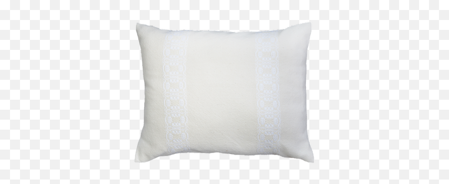 White Plain Bed Pillow - Solid Emoji,Sleeping Emoji Pillow