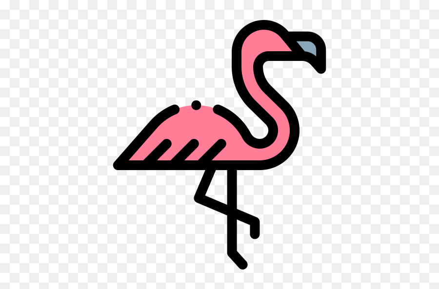 Flamingo - Free Animals Icons Decorative Emoji,Pink Flamingo Emoji