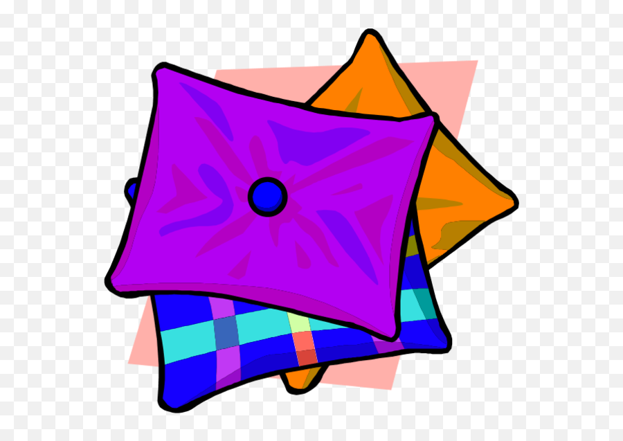 Pillow Clipart - Clip Art Library Pillows Clipart Png Emoji,Turtle Emoji Pillow