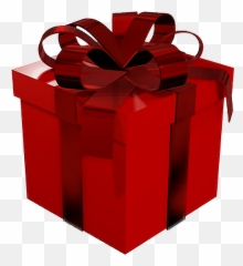 Present Sticker - Gift Box Red Png Emoji