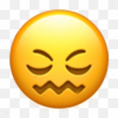 Emoji Sad Angry Depressed Sticker - Happy