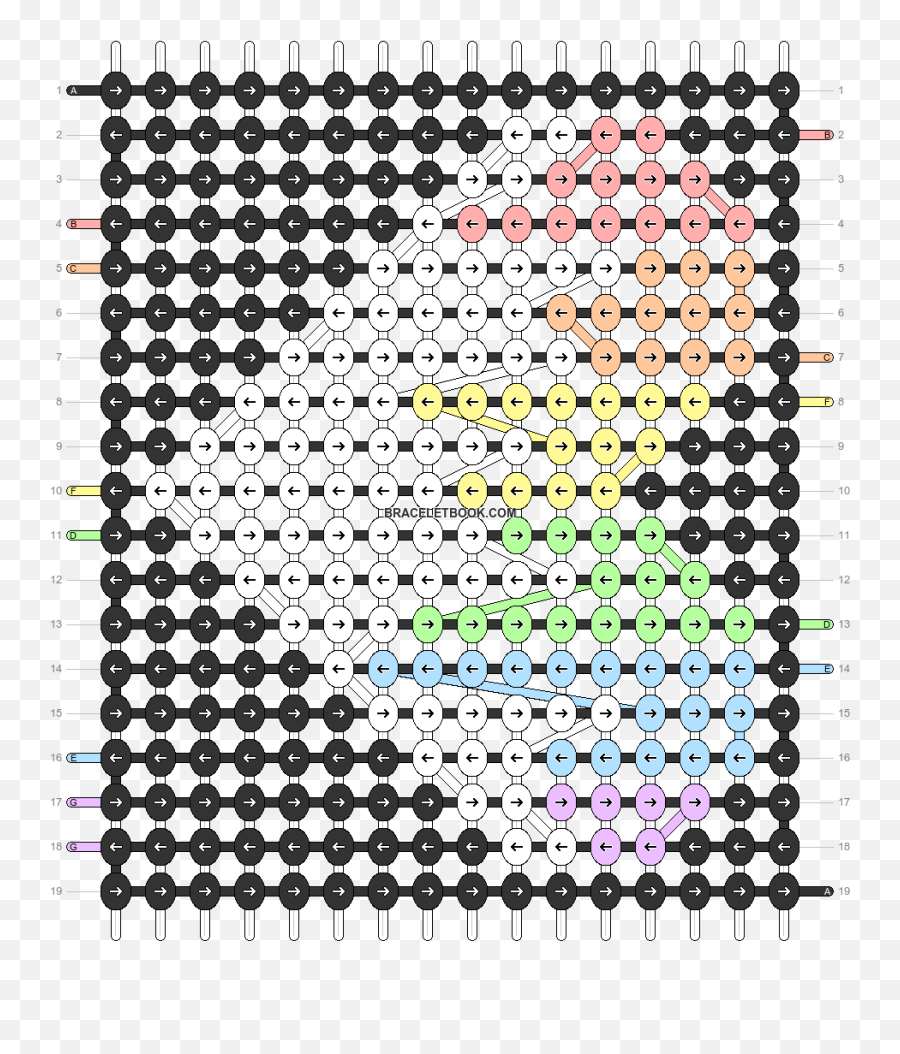 Alpha Pattern 18222 Variation 75414 Braceletbook - Parque Natural Das Serras De Aire E Candeeiros Emoji,Facebook Barf Emoji