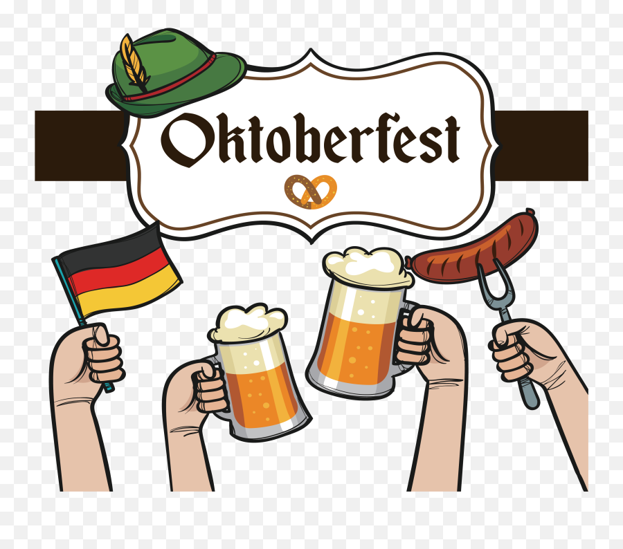Beer Clip Art Celebrate - Oktoberfest Clip Art Emoji,Oktoberfest Emojis