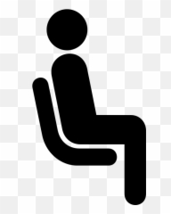 Free Waiting Timer Vectors - Stick Figure Sitting In A Chair Emoji
