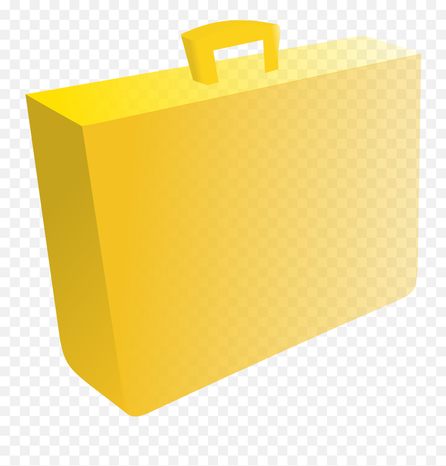 Briefcase Suitcase Bag Office Yellow - Briefcase Emoji,Emoji School Bag