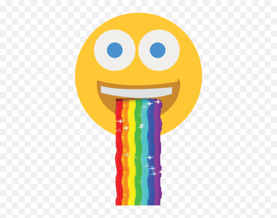 10 Émojis Trop Cool Qui Devraient - Emoji With Rainbow Coming Out Of Mouth,Emojis De Snapchat