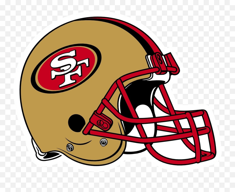 Drawing Football Helmet 49ers Logo - Transparent 49ers Logo Emoji,Football Helmet Emoji