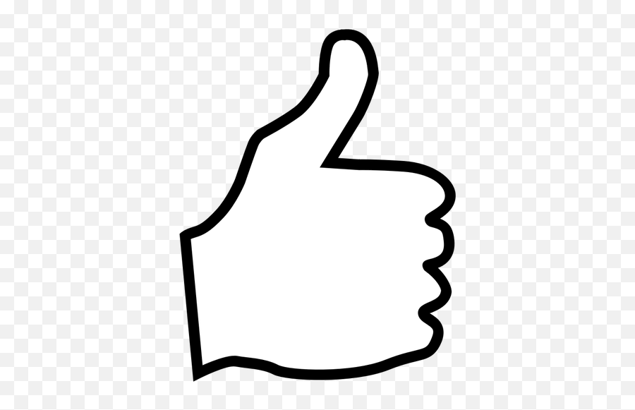 Thumb Up Symbol With Right Hand - Thumbs Up Clipart Emoji,Thumbs Down Emoji