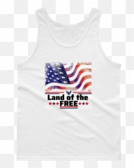 Land Of The Free Usa Tank Top - Active Tank Emoji,Usa Emoji Flag