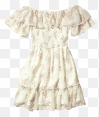 Dress White Delicate Girly Feminine - Day Emoji