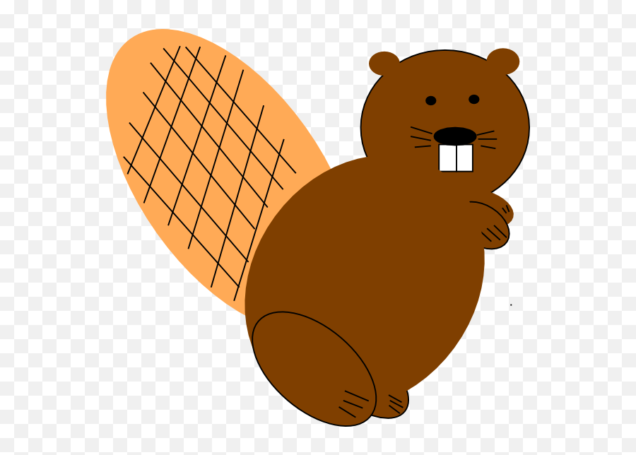 Beaver Clipart Standing Beaver Standing Transparent Free - Cartoon Beaver No Background Emoji,Beaver Emoji