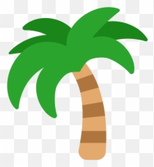 Fxemoji U1f334 - Palm Tree Emoji Vector,Palm Tree Emoji