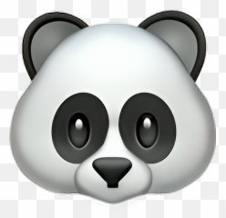 Giant Panda Emojipedia Sticker Iphone - Png