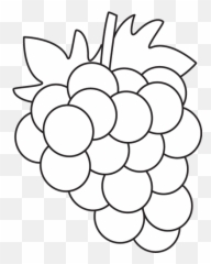 Grape Vines Clip Art Free And Clip Art - Transparent Grapes Clipart Black And White Emoji,Grape Emoji