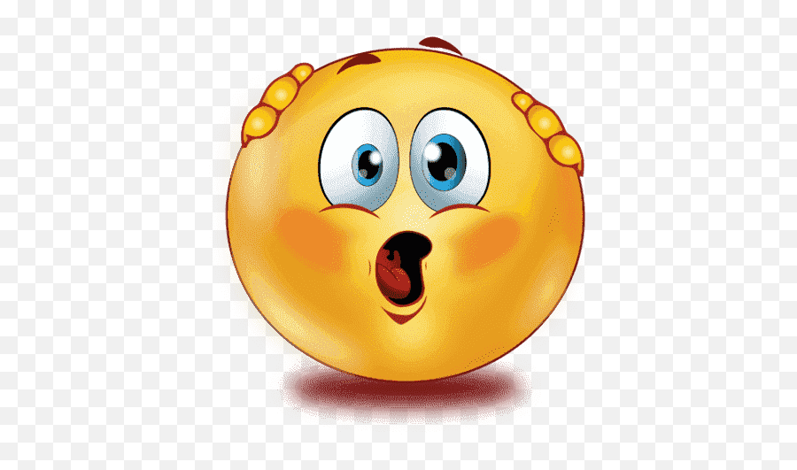 Shocked Emoji Png Clipart - Thinking Confused Emoji,Scared Face Emoji
