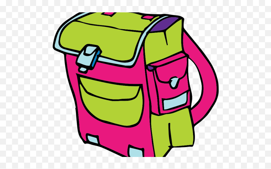 School Bag Clipart Png - Bag Clipart Png Emoji,Emoji Backpacks For School