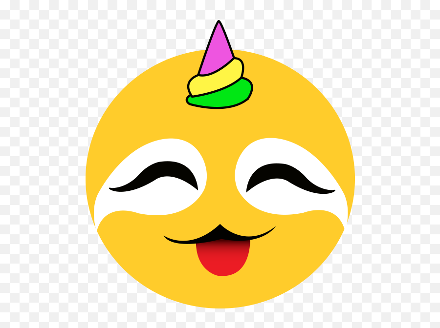 Slothicorn Emojis Updated - Yummy Emoji,Winking Tongue Emoji