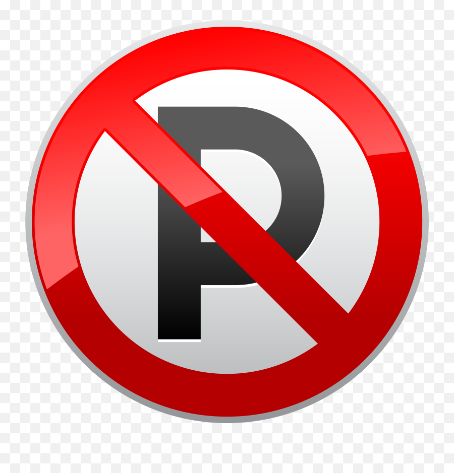 Clipart Png No Logo - Png No Parking Logo Emoji,Prohibited Emoji - free ...