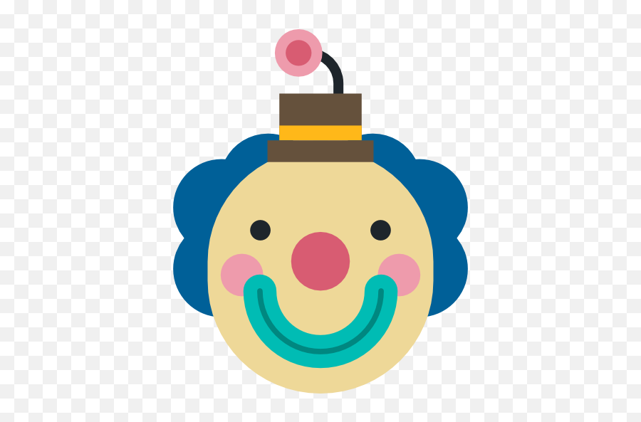 Funny Head Clown Interface Face Comedy User Laughter Icon - User Funny Icon Emoji,Silly Face Emoticons