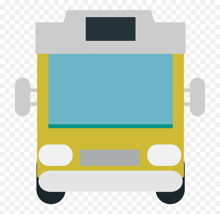 Oncoming Bus Emoji Clipart - Horizontal,Bus Emoji