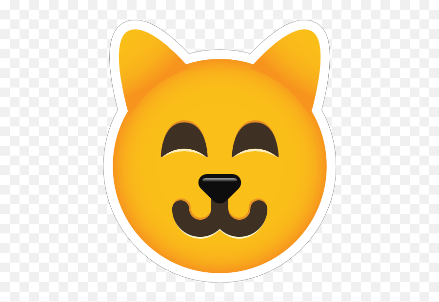 Phone Emoji Sticker Cat - Cartoon,Cat Emoji