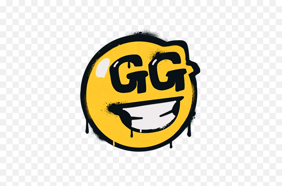 Gg Smiley Spray Fortnite Wiki Fandom - Gg Emote Fortnite Png Emoji,What Is Emoticon