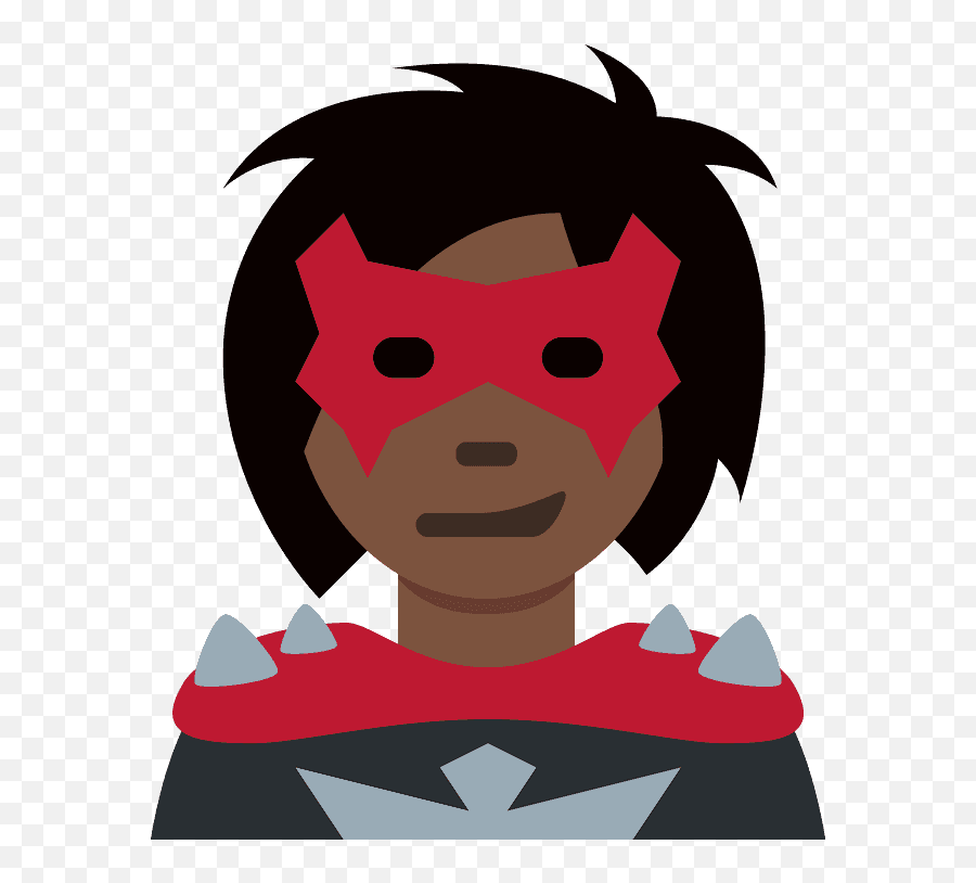 Woman Supervillain Emoji Clipart - Supervillain,Red Dress Emoji