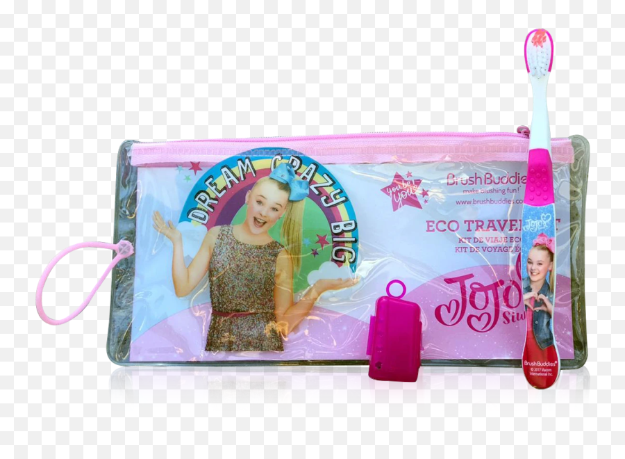 Brush Buddies Jojo Siwa Eco Travel Kit - Girl Emoji,Emoji Pencil Case