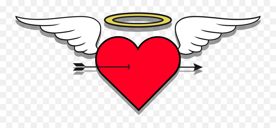 Free Heart Angel Png With Transparent Background - Heart Wing Emoji,Angel Emoji Copy And Paste