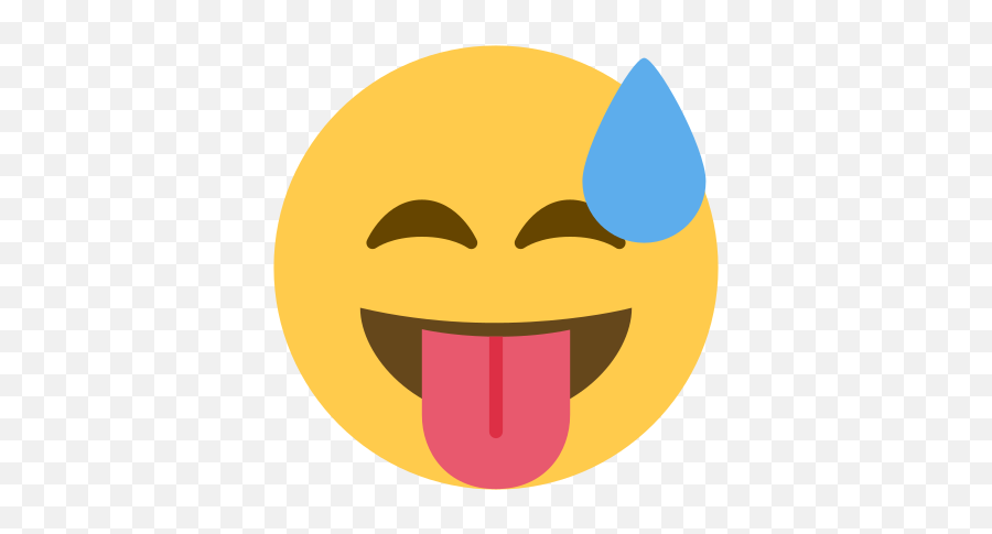 Emoji Remix On Twitter Stuck Out Tongue Sweat - Happy,Smileemoji