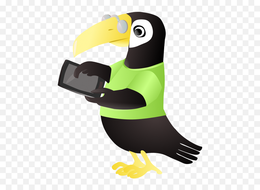 Geek Public Domain Image Search - Freeimg Animal On Tablet Clipart Emoji,Toucan Emoji
