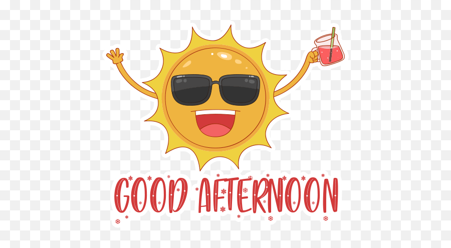 Largest Collection Of Free - Toedit Good Afternoon Stickers Happy Emoji,Good Afternoon Emoji