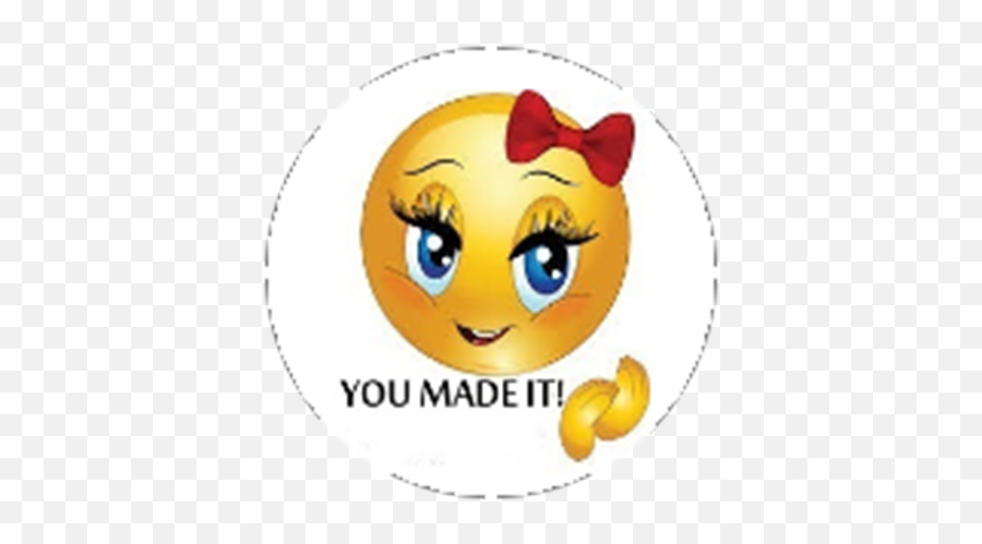 You Made - Shy Happy Face Emoji,Yay Emoticon