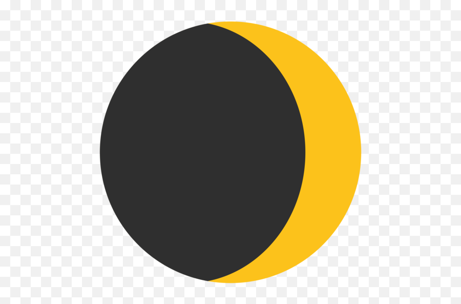 Waxing Crescent Moon Emoji - Waxing Crescent Moon Icon,Crescent Moon Emoji