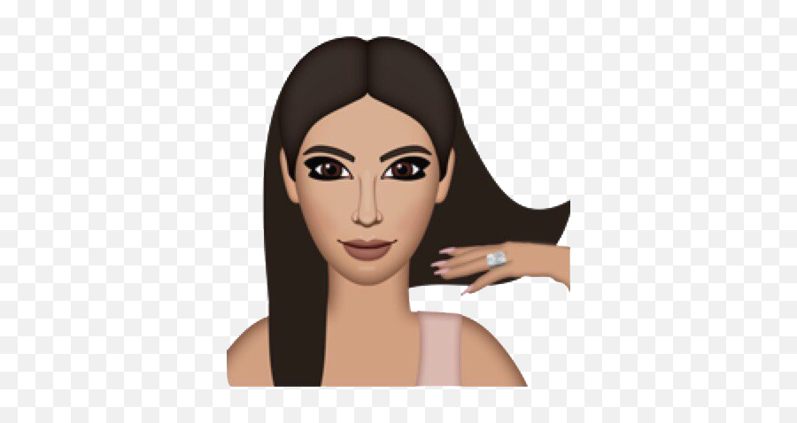 Avatan Plus - Kim Kardashian Emoji,Kimoji Emoji