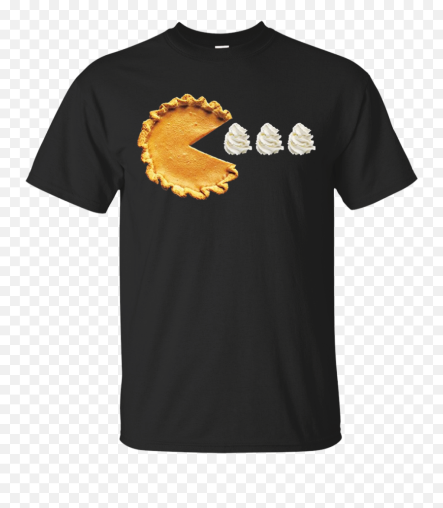 Pacman Pumpkin Pie Thanksgiving T - Pumpkin Pie Pac Man Shirt Emoji,Pumpkin Pie Emoji