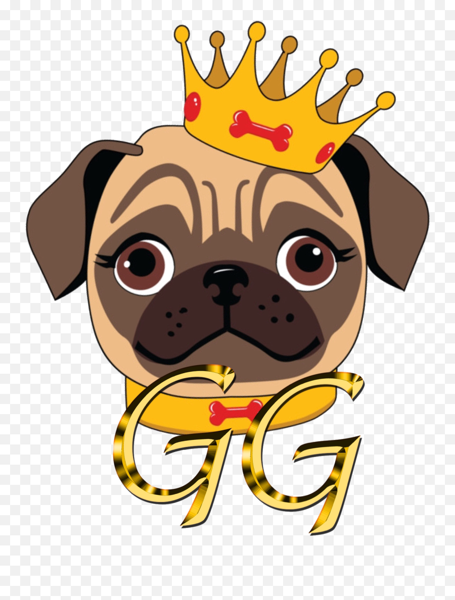 Gg - Cartoon Puppy Logos Emoji,Emoji Dog