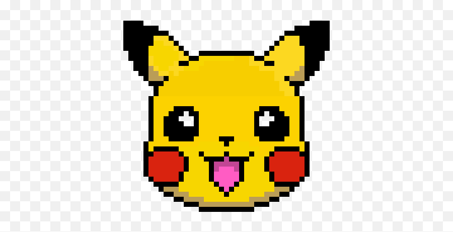 Download Free Png Pikachu Face - Pixel Art Pikachu Emoji,Pikachu Emoji