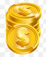 95341 Transparent Free Clipart - Background Coins Emoji