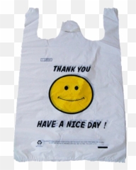 Smiley Face - Thank You Plastic Bag Transparent Background Emoji