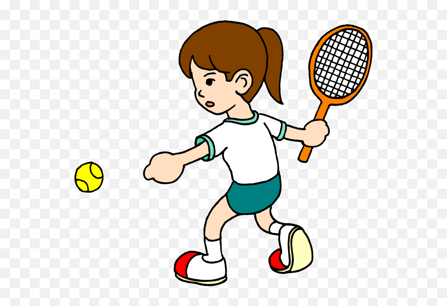 Tennis Clipart Free Clipart Images - Playing Tennis Clipart Emoji,Emoji Tennis Ball And Arm