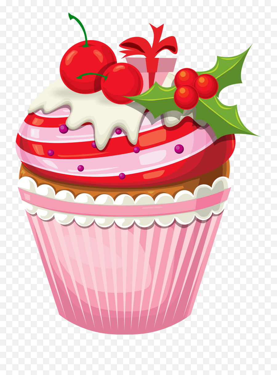 Clipart Cake Png - Cup Cakes Clip Art Emoji,Pink Emoji Cake