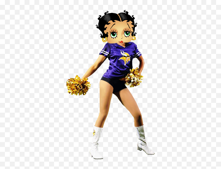 Betty Boop Yoga Photo By Khunpaulsak Black Betty Boop - Minnesota Vikings Betty Boop Emoji,Cheerleader Emoji