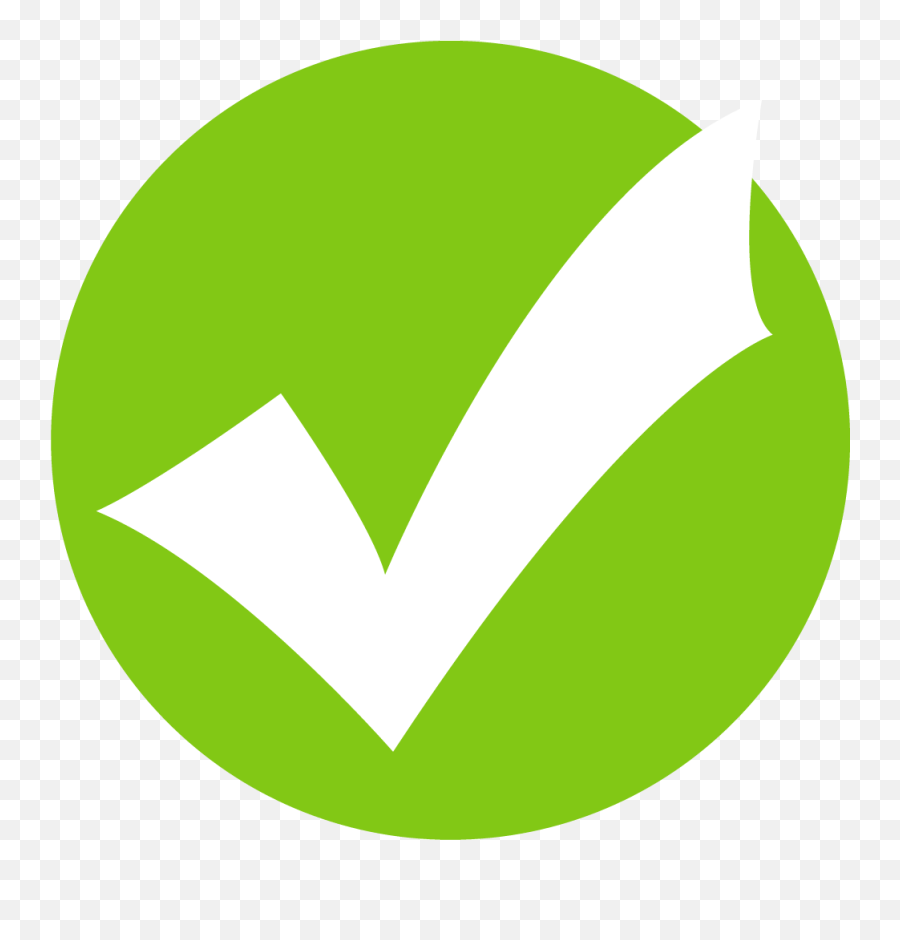Green Tick Icon Png - Icon Green Tick Png Emoji,Green Check Emoji