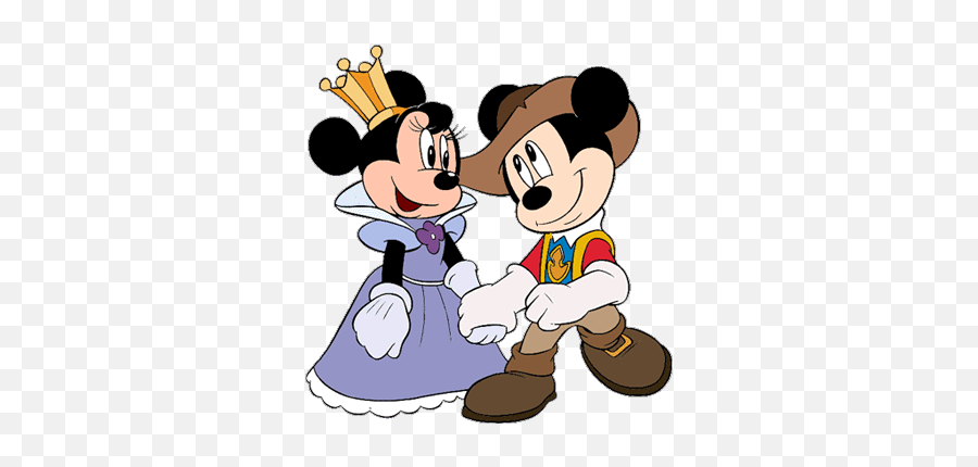 Mouse Clip Three Picture - Mickey Mouse Y Minnie Princesa Emoji,Mickey Mouse Emoji For Facebook