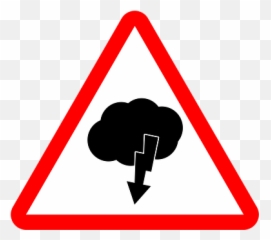 60 Free Thunderstorm u0026 Lightning Vectors - Pixabay Storm Warning Sign Png Emoji