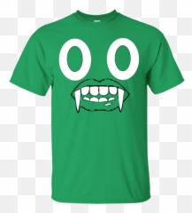 Halloween Poop Face Emoji Shirt Costume With Fangs - Camiseta Nacional Inmortal