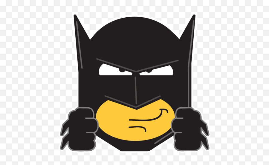 Big Emoji Stickers For Whatsapp - Superhero,Batman Emoticon