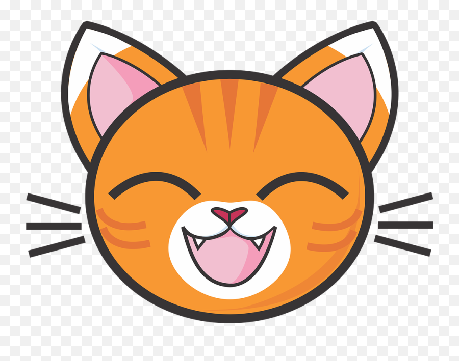 Cat Face Clipart Png - Cat Head Clipart Png Emoji,Facebook Cat Emoji